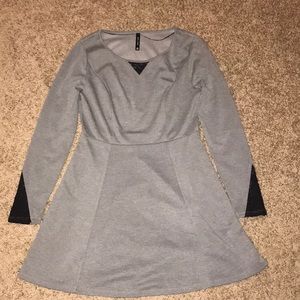 Professional - sleek grey dress
